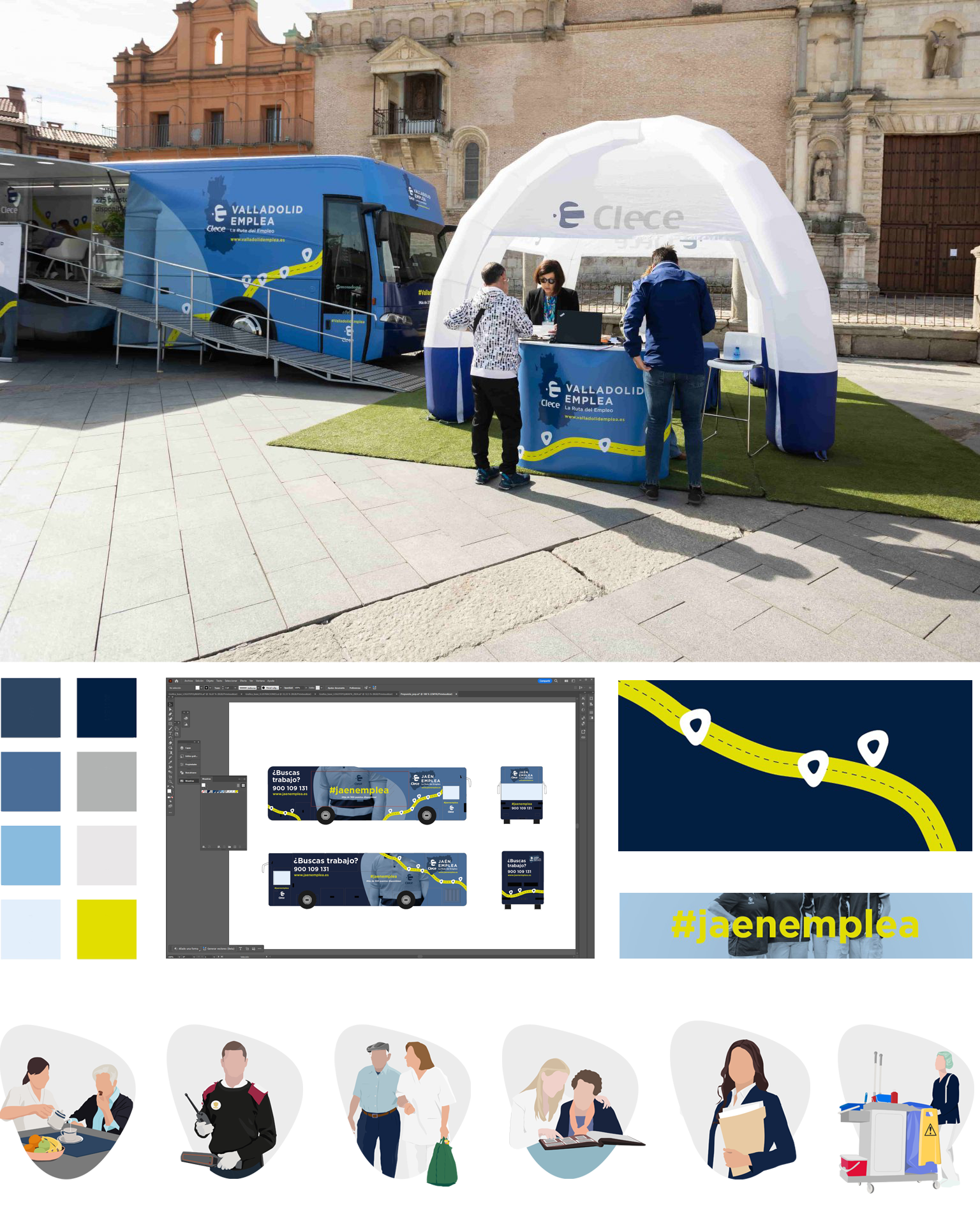 Fotografía del evento de empleo en Medina del Campo